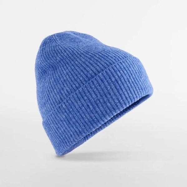 Wool Blend Beanie i blue marl