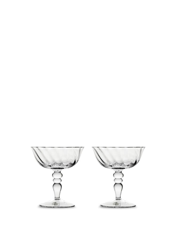 Italiensk champagnekupa Opacity, 2-pack i klar