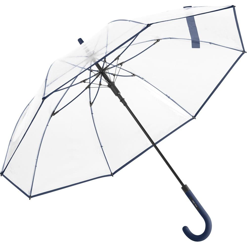 Paraply FARE® Pure i transparent/marinblå