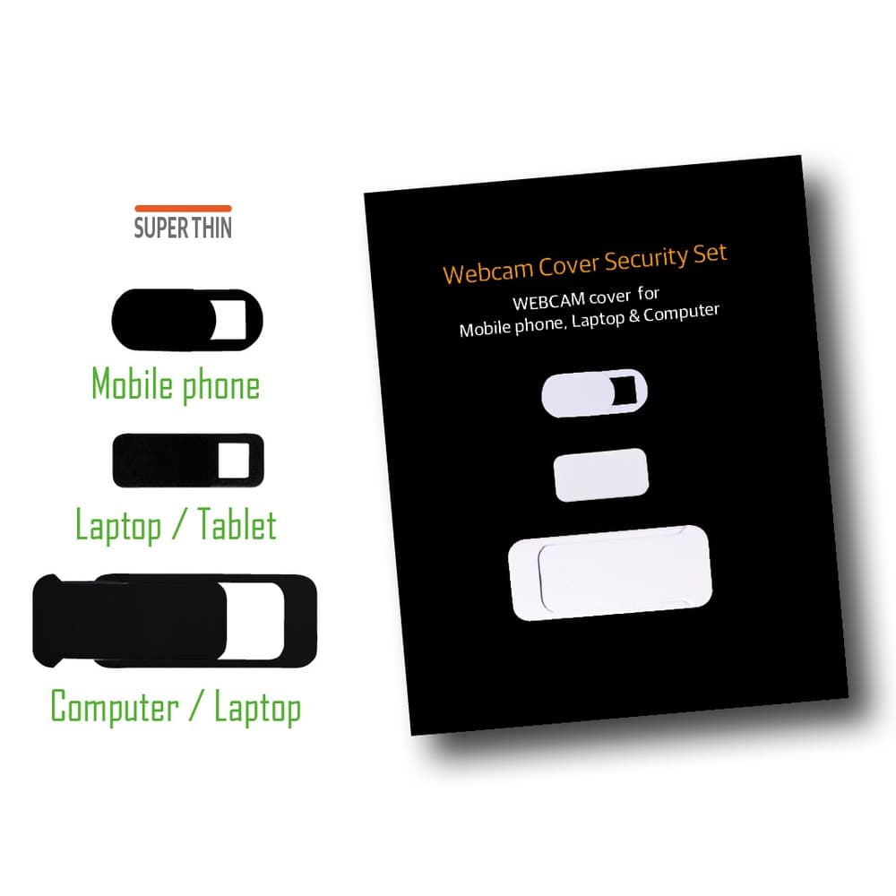 Webcam Cover Security Set