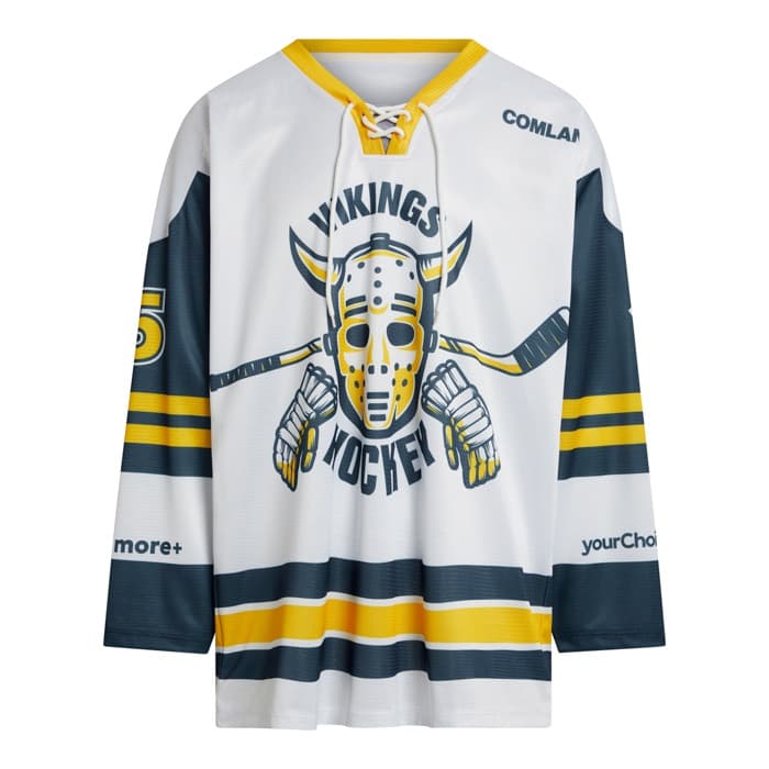 Ishockeytröja med snörningskrage 220gsm
