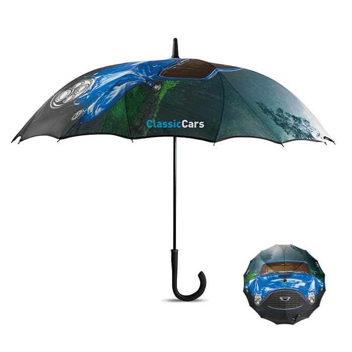 ⌀102 cm/23″ One-Panel-Umbrella för hel tryckyta