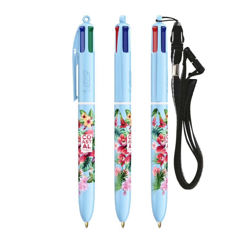 BIC® 4 Colours® Pastell + snodd